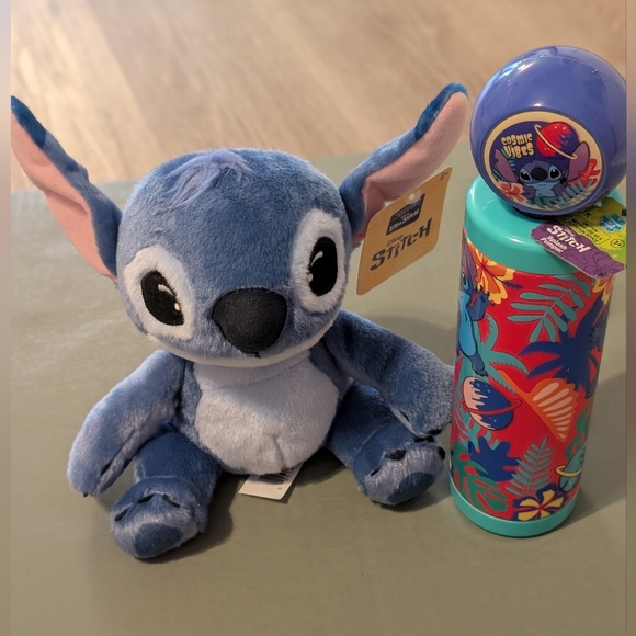 Disney Other - Disney Stitch Plush And Water Pumper Toy